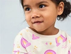 Name It sandshell regnbue sweatshirt